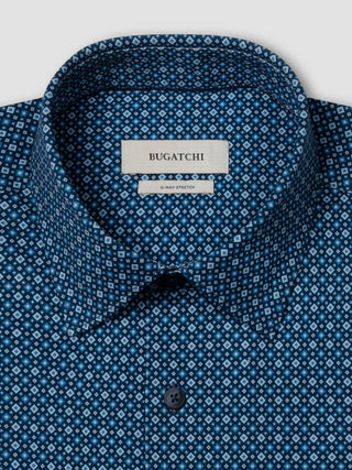 Bugatchi - James - Chemise manches longues lozanges OoohCotton®