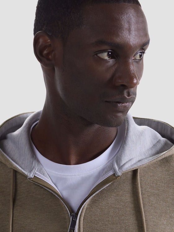 Bugatchi - Cardigan zip à capuchon