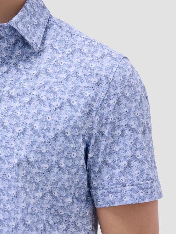 Bugatchi - Miles - Chemise motif floral manches courtes OOOHCOTTON©