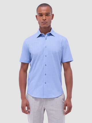 Bugatchi - Miles - Chemise motif pois manches courtes OOOHCOTTON©
