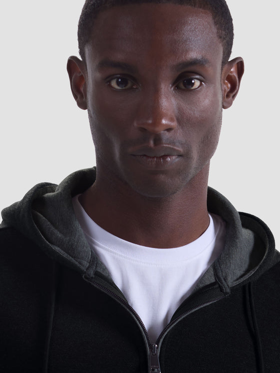 Bugatchi - Cardigan zip à capuchon