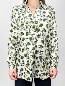  VLT's by Valentina's - 616 - Blouse florale manches longues de viscose - LE CAPITAINE D'A BORD