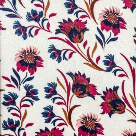 VLT's by Valentina's - 616 - Blouse florale manches longues de viscose - LE CAPITAINE D'A BORD