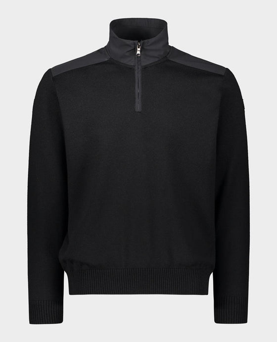 Paul & Shark - Col zip de laine avec appliqués de nylon - LE CAPITAINE D'A BORD