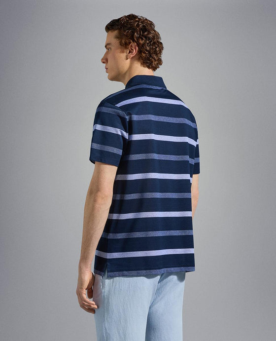 Paul & Shark - Polo rayé manches courtes coton piqué - LE CAPITAINE D'A BORD