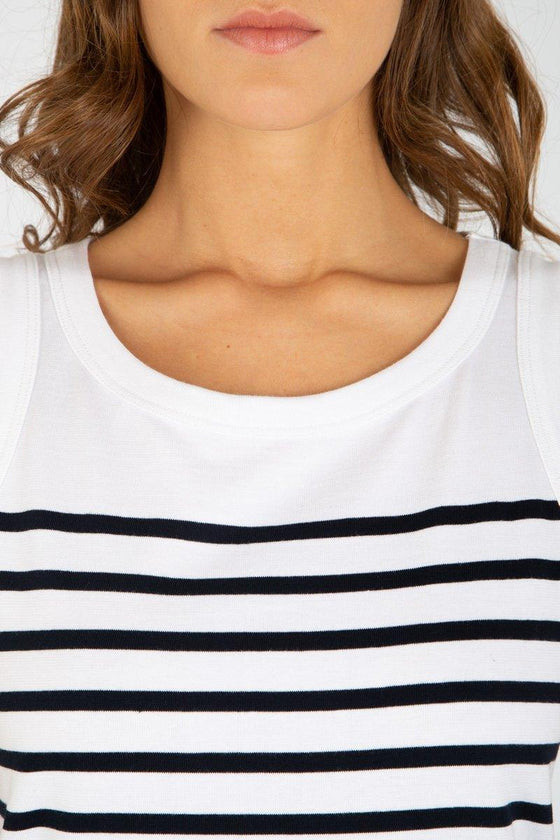 Armor-Lux - Belle-Île - Robe débardeur rayée de coton épais - LE CAPITAINE D'A BORD