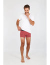 Armor-Lux - Boxer rayé de coton extensible - LE CAPITAINE D'A BORD