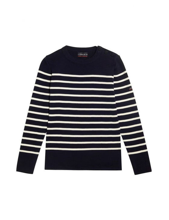 Armor-Lux - Briac - Pull breton de laine à rayures (disponible en plusieurs couleurs - LE CAPITAINE D'A BORD