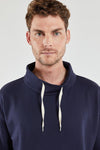 Armor-Lux - Chandail col montant uni pour homme - LE CAPITAINE D'A BORD