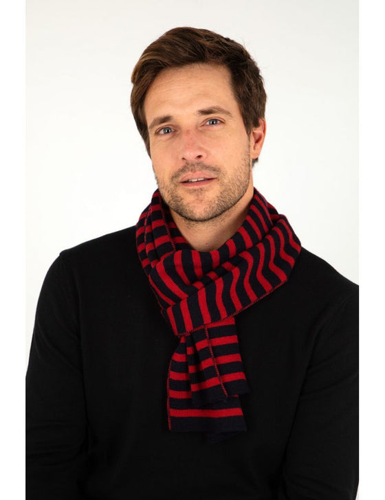 Armor-Lux - Guidel - Écharpe bretonne de laine rayée (2 couleurs disponibles) - LE CAPITAINE D'A BORD