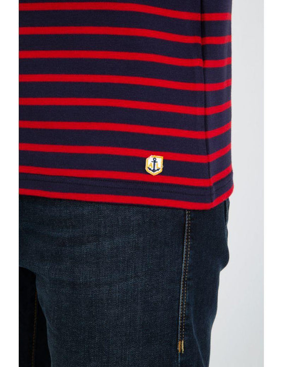 Armor-Lux - Houat - Marinière bretonne de coton à rayures (plusieurs couleurs disponibles) - LE CAPITAINE D'A BORD