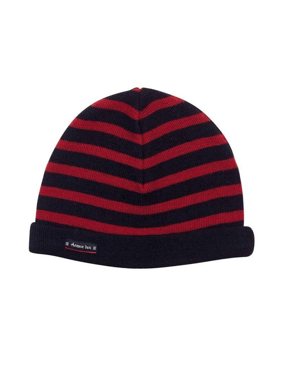 Armor-Lux - Lannion - Bonnet breton de laine rayé (2 couleurs disponibles) - LE CAPITAINE D'A BORD