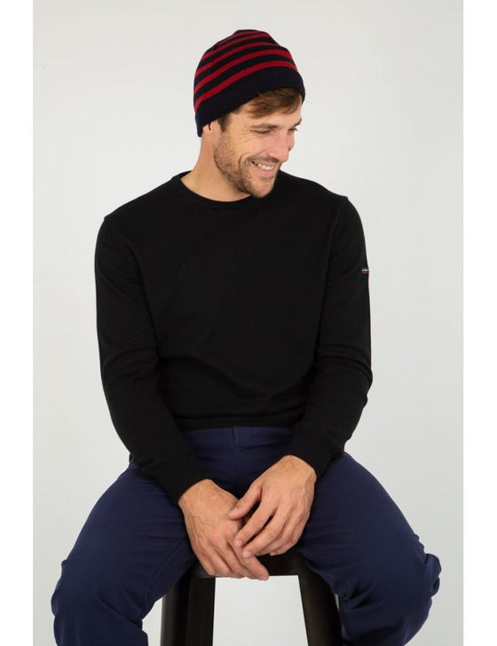 Armor-Lux - Lannion - Bonnet breton de laine rayé (2 couleurs disponibles) - LE CAPITAINE D'A BORD