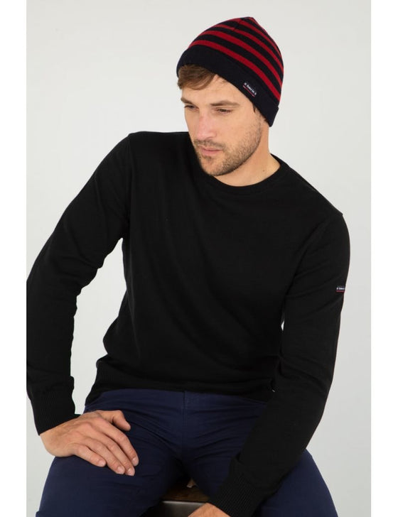 Armor-Lux - Lannion - Bonnet breton de laine rayé (2 couleurs disponibles) - LE CAPITAINE D'A BORD