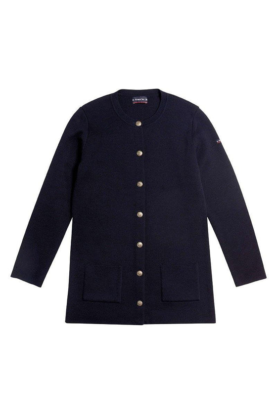 Armor-Lux - Mellac - Cardigan long de laine - LE CAPITAINE D'A BORD