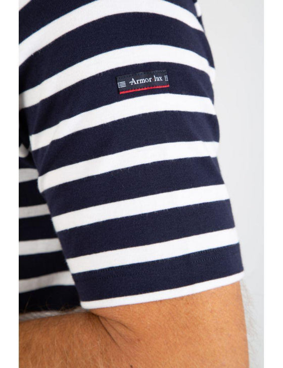 Armor-Lux - Morgat - Marinière manches courtes de coton (plusieurs couleurs disponibles) - LE CAPITAINE D'A BORD