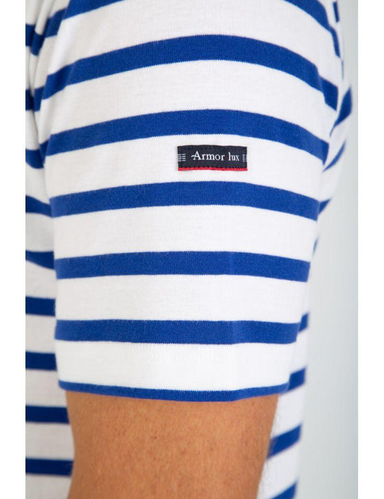 Armor-Lux - Morgat - Marinière manches courtes de coton - LE CAPITAINE D'A BORD