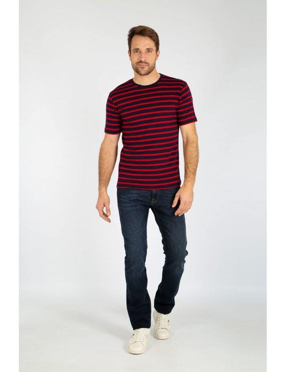 Armor-Lux - Morgat - Marinière manches courtes de coton (plusieurs couleurs disponibles) - LE CAPITAINE D'A BORD