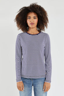  Armor-Lux - T-shirt rayé Heritage coton et lin à manches longues - LE CAPITAINE D'A BORD