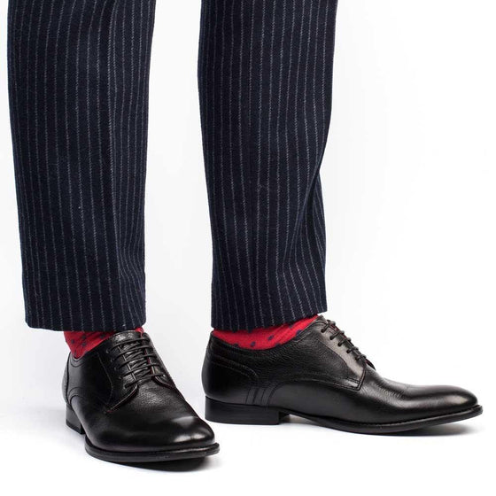 BASE LONDON - Souliers Ford Grain - Noir - LE CAPITAINE D'A BORD