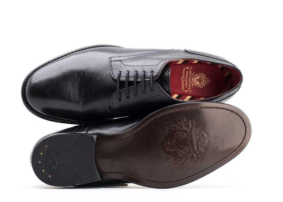 BASE LONDON - Souliers Ford Grain - Noir - LE CAPITAINE D'A BORD