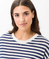 BRAX - Candice - T-shirt rayé de lin - LE CAPITAINE D'A BORD