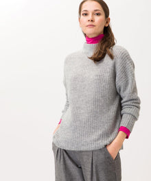  BRAX - Lee - Col montant de laine et alpaga - LE CAPITAINE D'A BORD