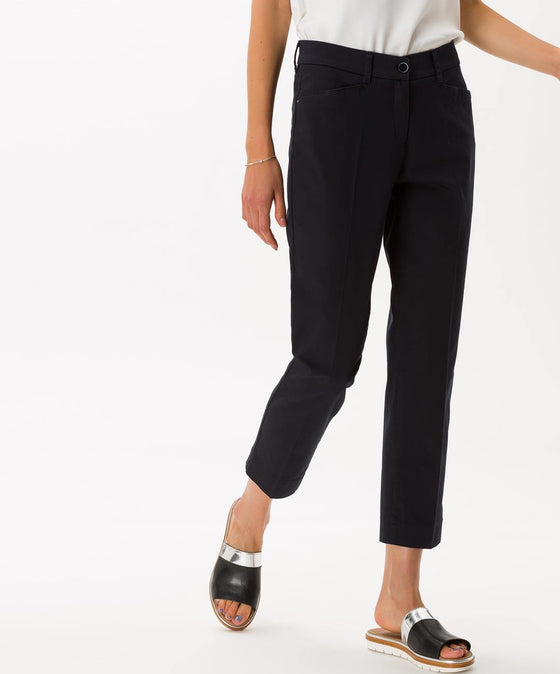 BRAX - Mara Sun - Pantalon capri de coton satin - LE CAPITAINE D'A BORD