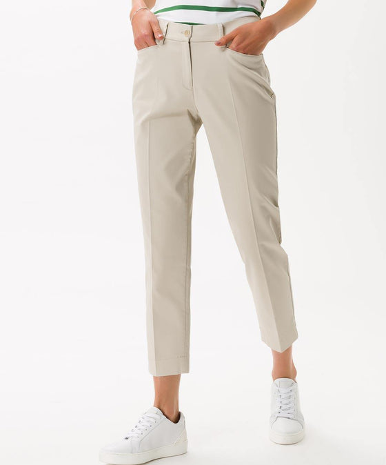 BRAX - Mara Sun - Pantalon capri de coton satin - LE CAPITAINE D'A BORD