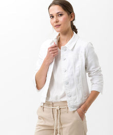  BRAX - Miami - Blouson de jeans extensible - Blanc - LE CAPITAINE D'A BORD