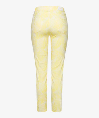BRAX - Shakira Sun - Pantalon coton floral Free to Move - LE CAPITAINE D'A BORD
