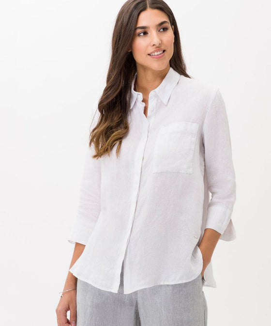 BRAX - Vicki - Blouse de lin - LE CAPITAINE D'A BORD