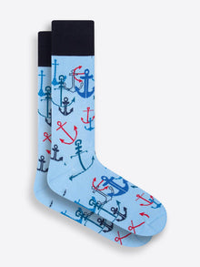  Bugatchi - Bas de coton mercerisé ancres - LE CAPITAINE D'A BORD