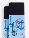 Bugatchi - Bas de coton mercerisé ancres - LE CAPITAINE D'A BORD