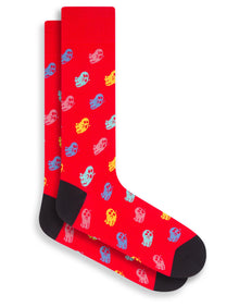  Bugatchi - Bas de coton mercerisé avec fantômes - LE CAPITAINE D'A BORD