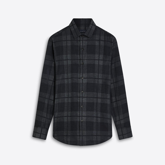 Bugatchi - Chemise manches longues à carreaux coton/viscose - LE CAPITAINE D'A BORD