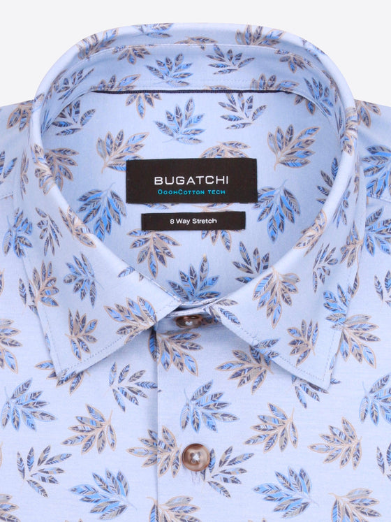 Bugatchi - Chemise manches longues à feuillage OoohCotton® - LE CAPITAINE D'A BORD