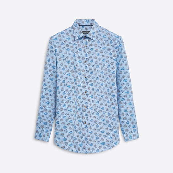 Bugatchi - Chemise manches longues à feuillage OoohCotton® - LE CAPITAINE D'A BORD