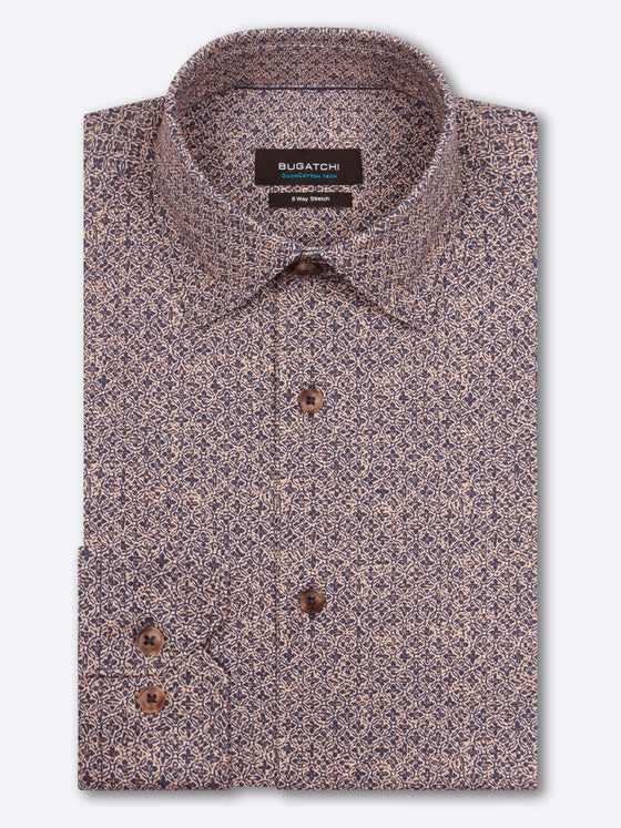 Bugatchi - Chemise manches longues à fleurs OoohCotton® - LE CAPITAINE D'A BORD