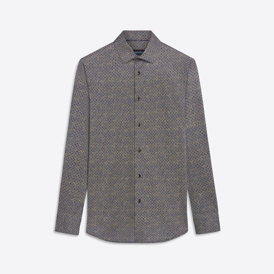 Bugatchi - Chemise manches longues à fleurs OoohCotton® - LE CAPITAINE D'A BORD