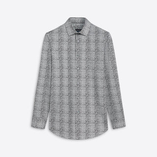 Bugatchi - Chemise manches longues à pois OoohCotton® - LE CAPITAINE D'A BORD