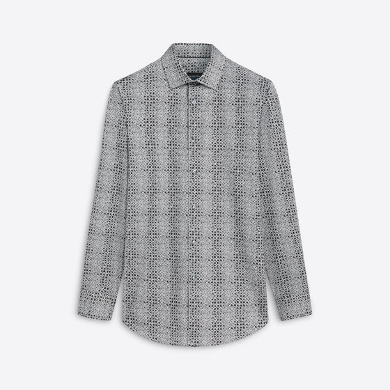 Bugatchi - Chemise manches longues à pois OoohCotton® - LE CAPITAINE D'A BORD