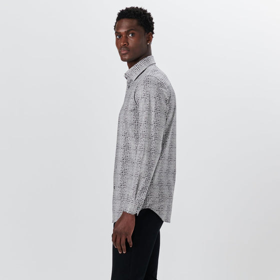 Bugatchi - Chemise manches longues à pois OoohCotton® - LE CAPITAINE D'A BORD