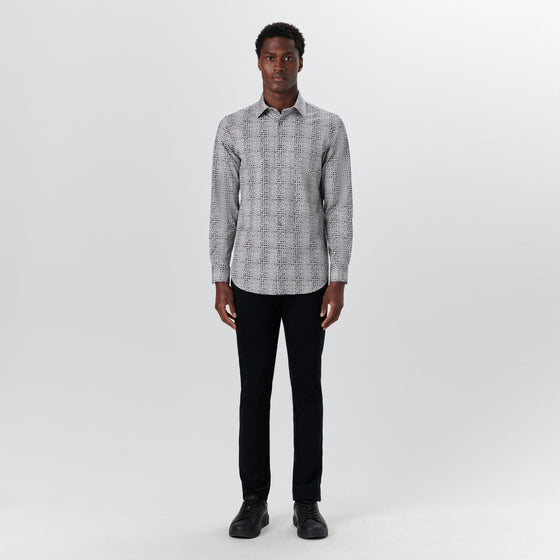 Bugatchi - Chemise manches longues à pois OoohCotton® - LE CAPITAINE D'A BORD