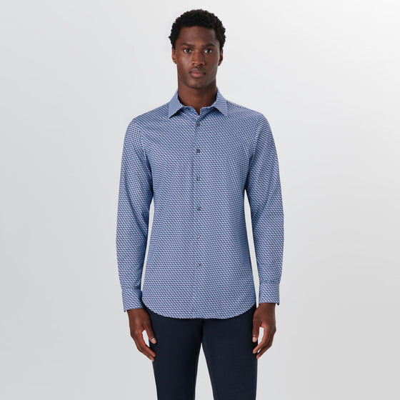 Bugatchi - Chemise manches longues avec chiens OoohCotton® - LE CAPITAINE D'A BORD