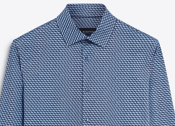 Bugatchi - Chemise manches longues avec chiens OoohCotton® - LE CAPITAINE D'A BORD