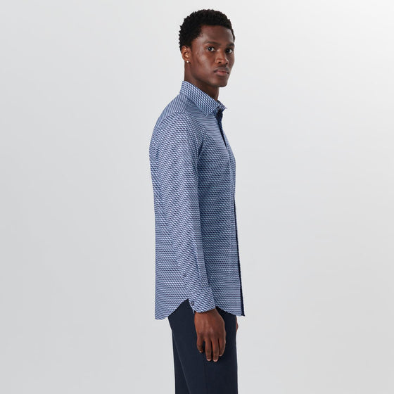 Bugatchi - Chemise manches longues avec chiens OoohCotton® - LE CAPITAINE D'A BORD