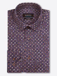  Bugatchi - Chemise manches longues avec disques OoohCotton® - LE CAPITAINE D'A BORD