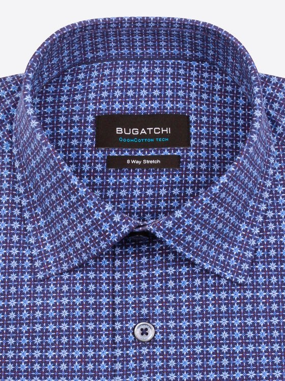 Bugatchi - Chemise manches longues avec étoiles OoohCotton® - LE CAPITAINE D'A BORD