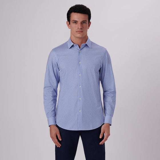 Bugatchi - James - Chemise manches longues parasols OoohCotton® - LE CAPITAINE D'A BORD